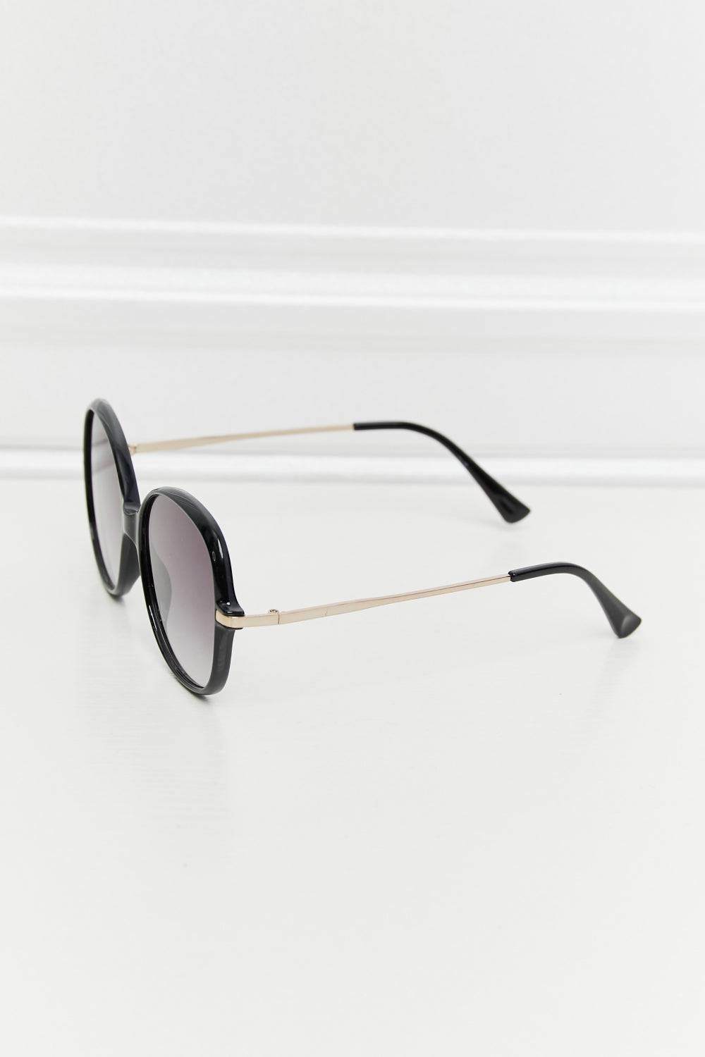 Metal-Plastic Hybrid Full Rim Sunglasses - Sosea Swimwear