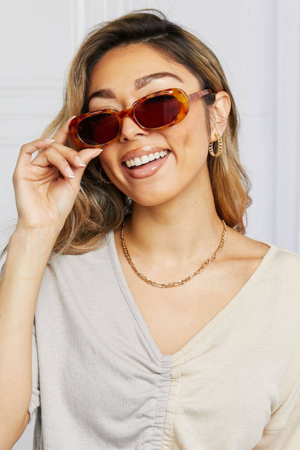 Oval Full Rim Sunglasses - Sosea Swimwear