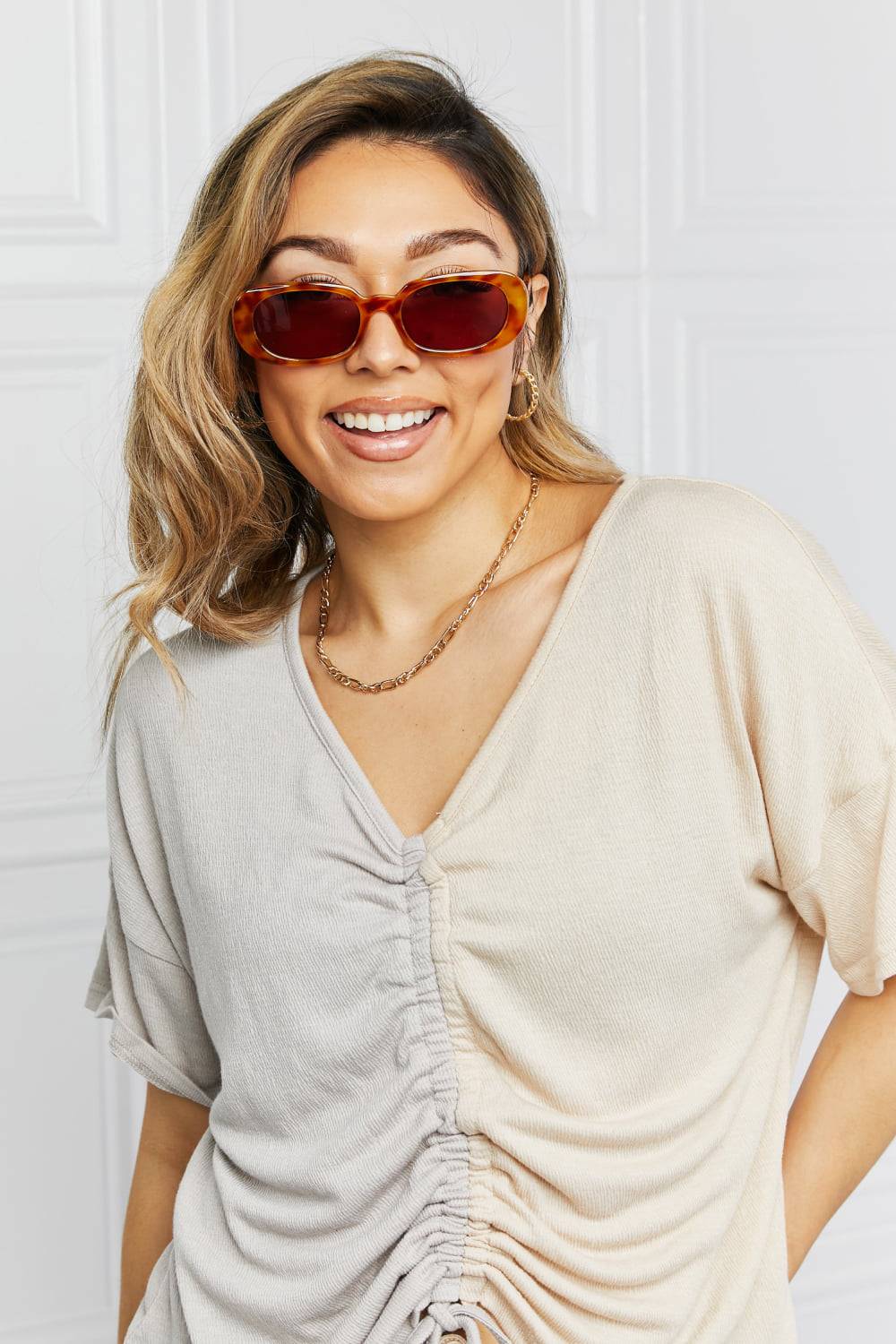 Oval Full Rim Sunglasses - Sosea Swimwear