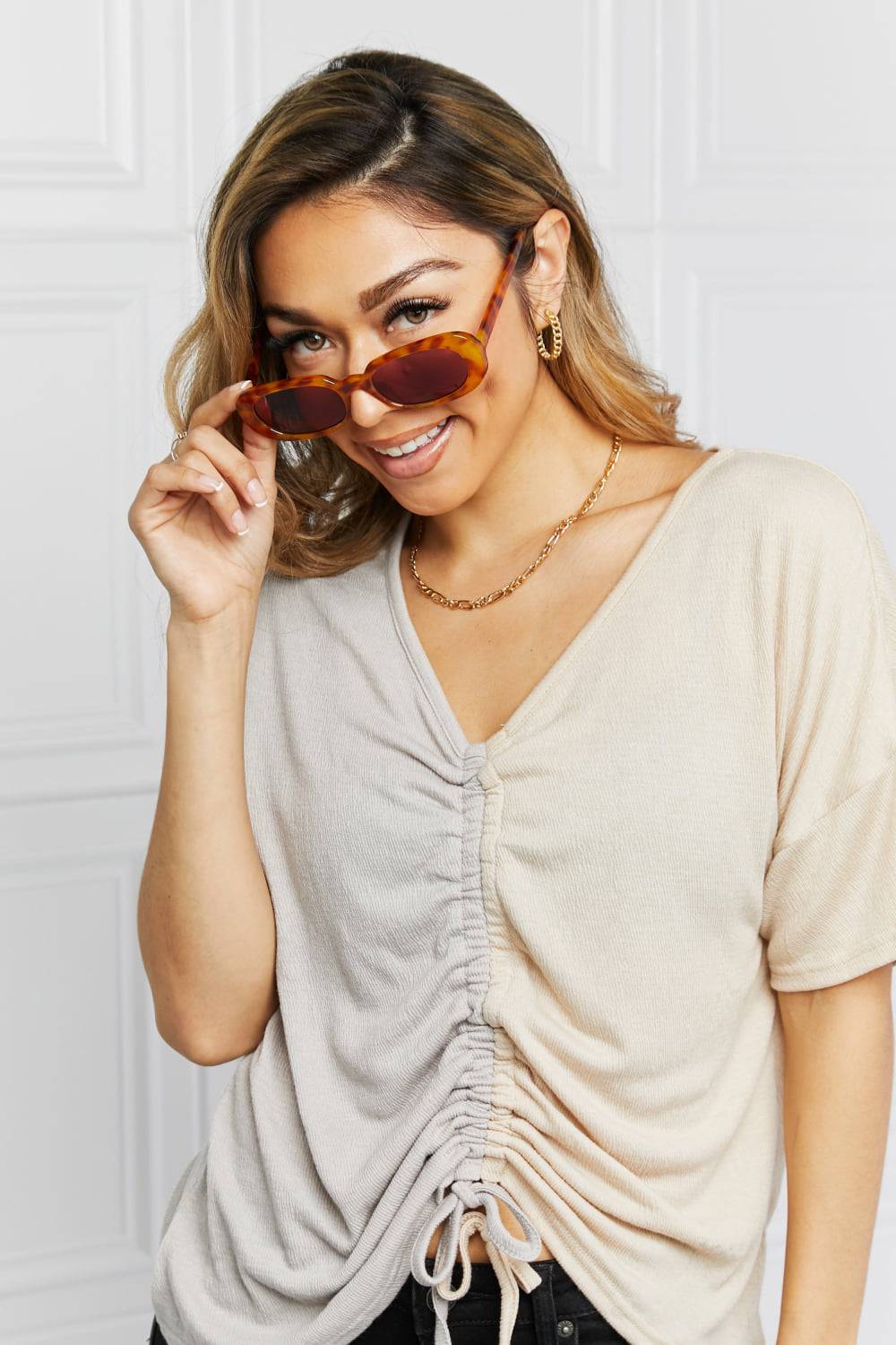 Oval Full Rim Sunglasses - Sosea Swimwear
