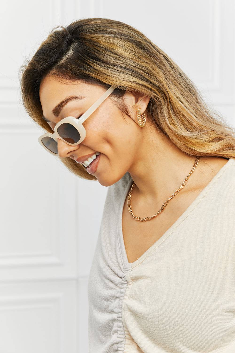 Oval Full Rim Sunglasses - Sosea Swimwear