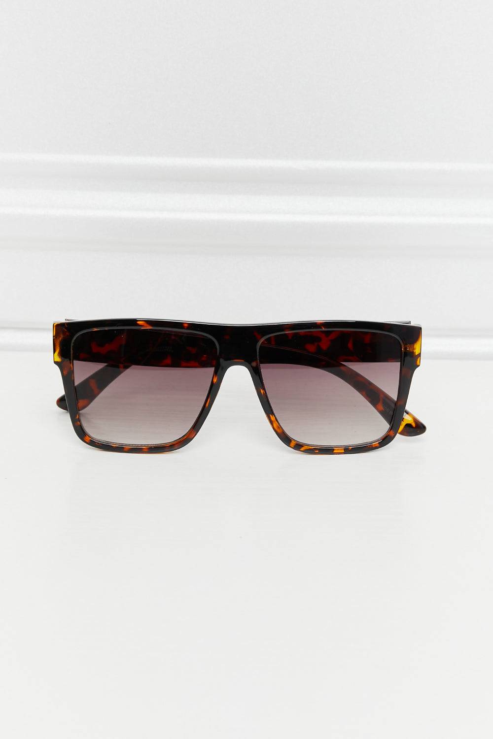Tortoiseshell Square Full Rim Sunglasses - Sosea Swimwear