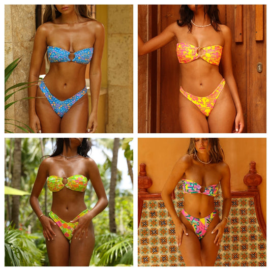 Floral Print Bikini - Sosea Swimwear