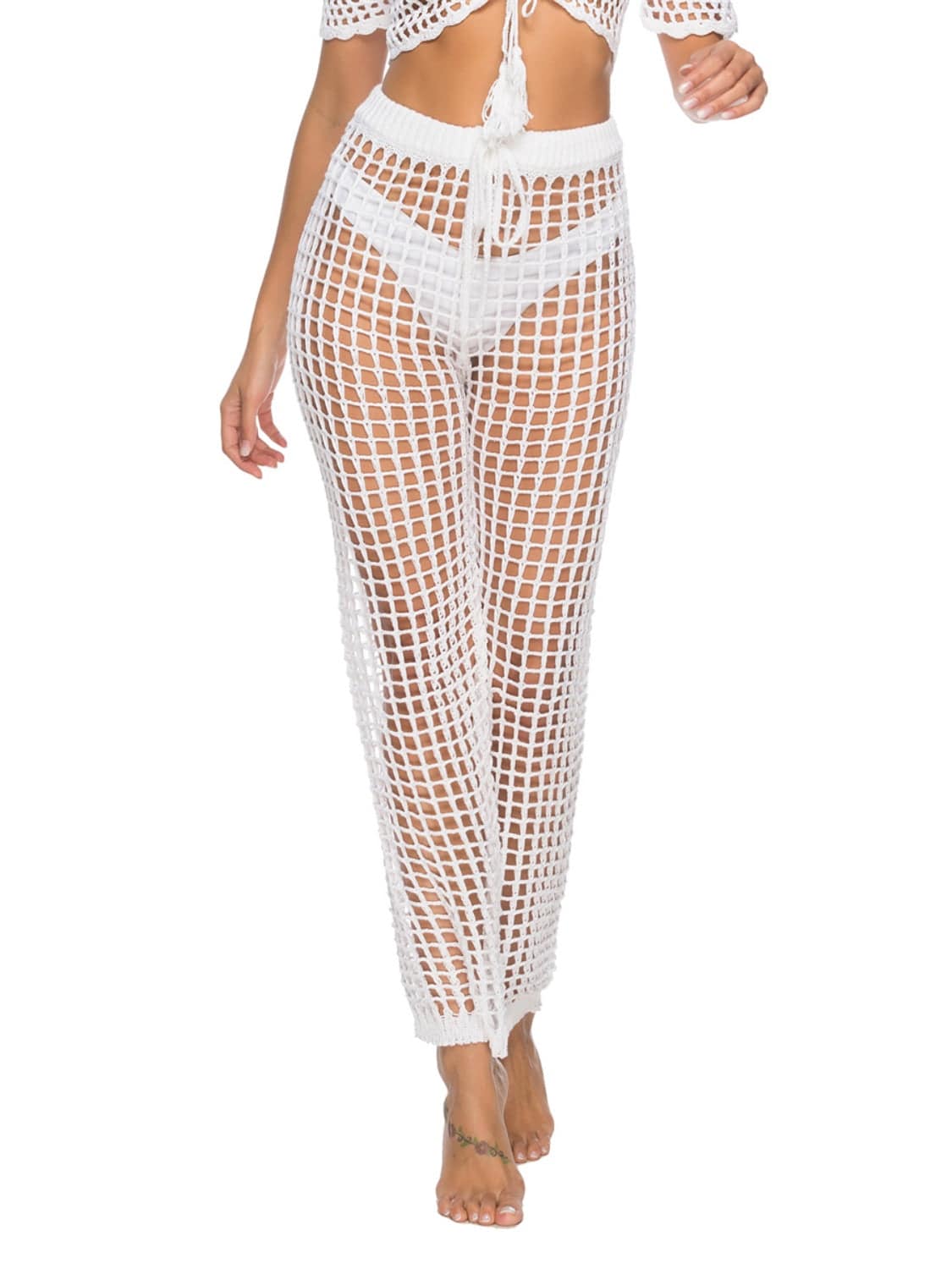 Cutout High Waist Swim Pants - Sosea Swimwear