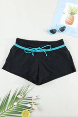 Full Size Drawstring Swim Shorts - Sosea Swimwear