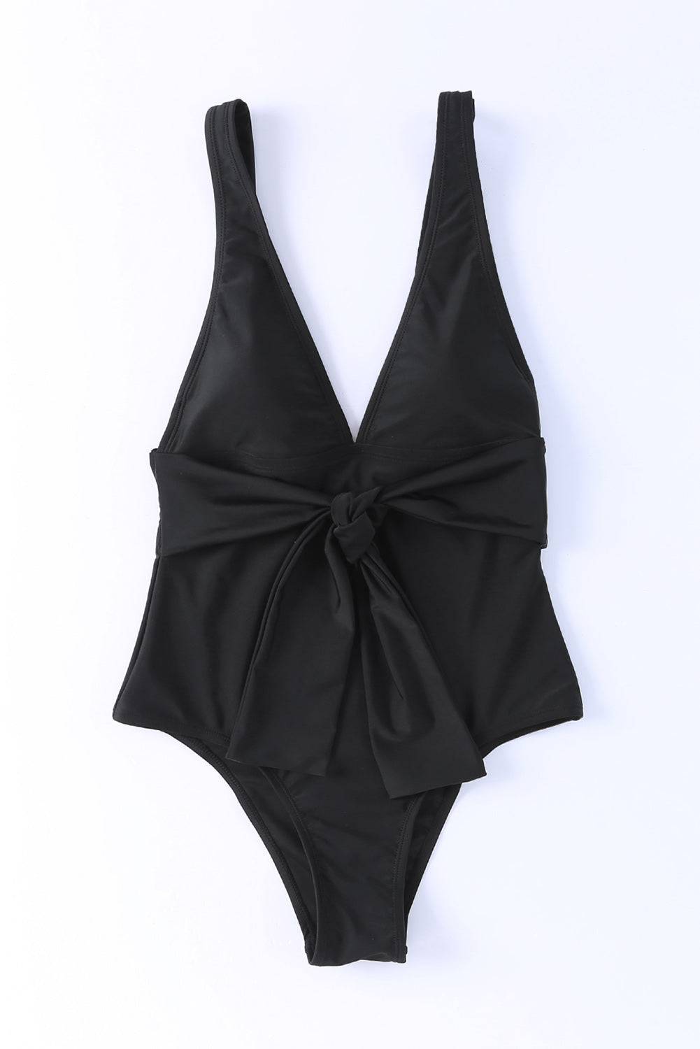 Plunge Wide Strap One-Piece Swimwear - Sosea Swimwear