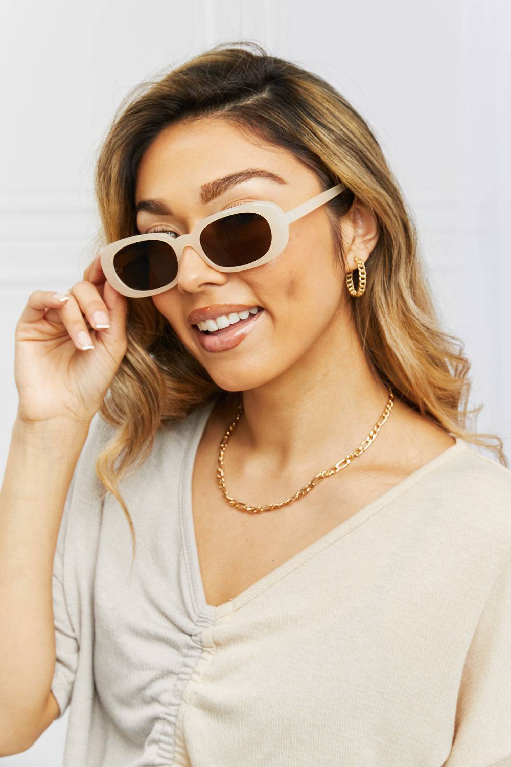 Oval Full Rim Sunglasses - Sosea Swimwear