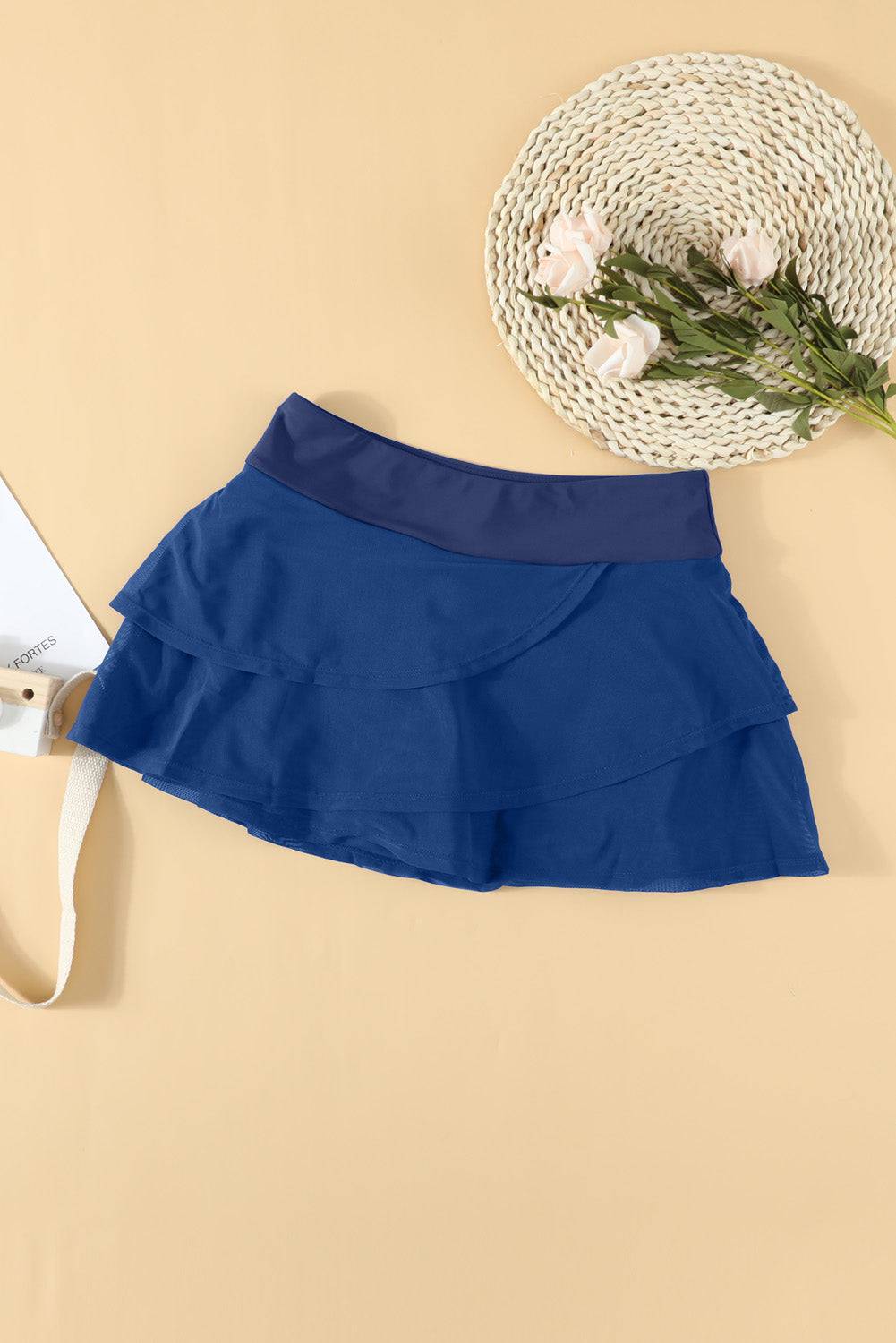 Elastic Waist Swim Skirt - Sosea Swimwear