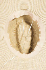 Fame Geometric Raw Hem Hat - Sosea Swimwear