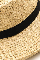 Fame Wide Brim Straw Weave Hat - Sosea Swimwear