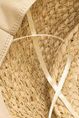 Fame Wide Brim Straw Weave Hat - Sosea Swimwear