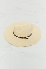 Fame Boho Summer Straw Fedora Hat - Sosea Swimwear