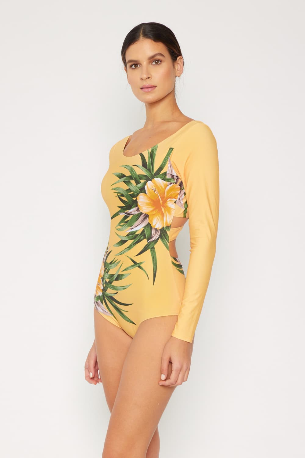 Marina West Swim Cool Down Longsleeve One-Piece Swimsuit - Sosea Swimwear